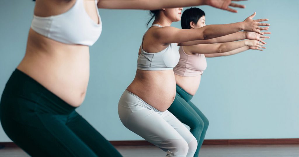 Зарядка для беременных: упражнения и польза от них